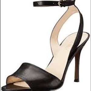 Nine West Black Leather Heels 6.5